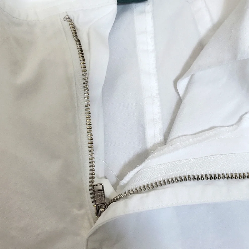 LAUREN RALPH LAUREN White Belted Cargo Short with Drawstring Hem